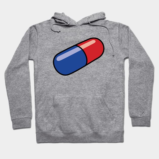 The Red & Blue Pill Hoodie by The Red & Blue Pill